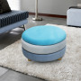 MD CASA - POUF OTTOMAN CELESTE