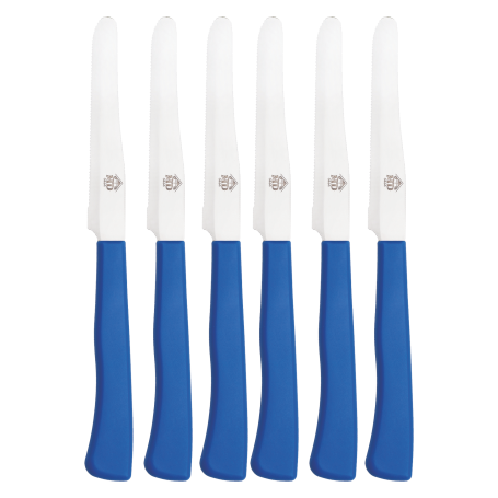 SET COLTELLI 6 PEZZI BLU