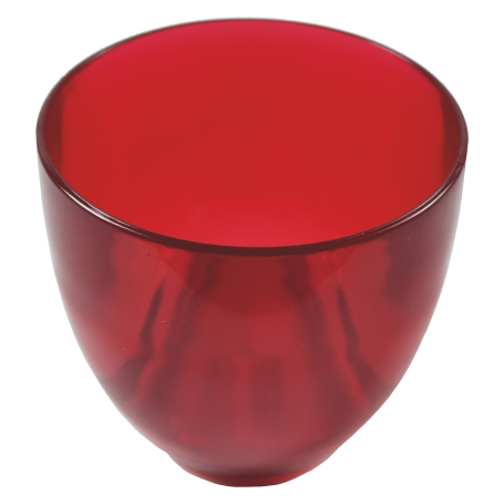 BICCHIERE ACQUA PLASTICA ROSSO