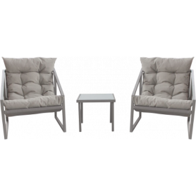 MD GARDEN SET COMFORT DUE POLTRONE E TAVOLINO