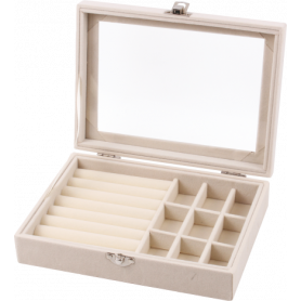 PORTAGIOIE BEIGE VELVET TREASURE
