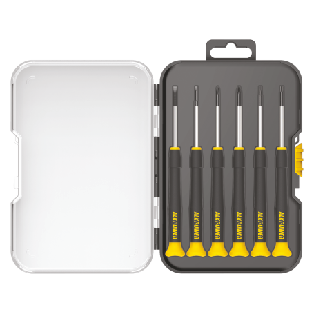 ALKPOWER - SET CACCIAVITI DI PRECISIONE 6PZ
