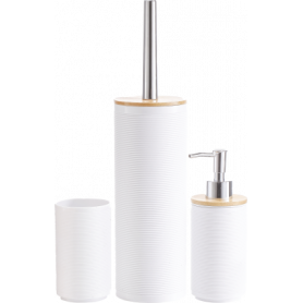 SET BAGNO PLASTICA 3 PEZZI