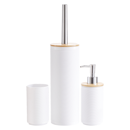 SET BAGNO PLASTICA 3 PEZZI